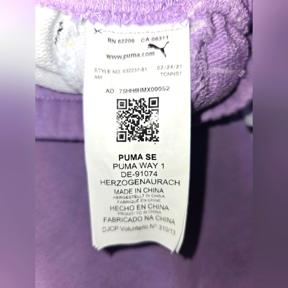 PUMA Womens Britto X Graphic Sweatpants Casual Comfort Technology - Purple - - Picture 11 of 13